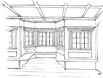 Get&auml;felte Erkerstube